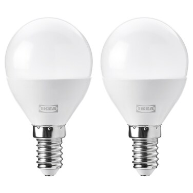 Led Bulb E14 806 Lumen Dimmable/Globe Opal White 45mm