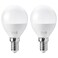 Led Bulb E14 806 Lumen Dimmable/Globe Opal White 45mm