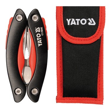 YATO Multi-Tool 9Pcs SS Head Alu. Handle W/Black Plastic YT-76042