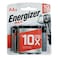 Energizer AA Square Max Alkaline Batteries E91 BP8