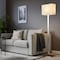 Floor Lamp From Recycled Bottles &amp; Its Solid Wood Base 150cm