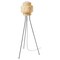 Floor Lamp From Recycled Bottles &amp; Its Solid Wood Base