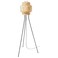 Floor Lamp From Recycled Bottles &amp; Its Solid Wood Base