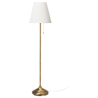 Floor Lamp From Recycled Bottles &amp; Its Solid Wood Base