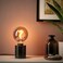 Table Lamp With A Modern Design With Light Bulb 125 Mm