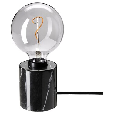 Table Lamp With A Modern Design With Light Bulb 125 Mm