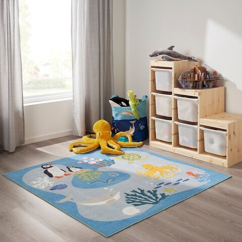 Rug Sure To Grab Your Attention 133X133cm