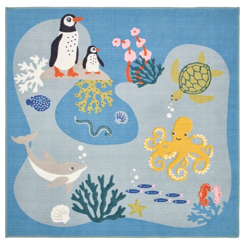 Rug Sure To Grab Your Attention 133X133cm