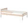 Bed Frame With Slatted Bed Base 70X160cm