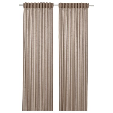 Sheer Curtains 1 Pair 145X300cm