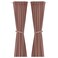 Curtains With Tie-Backs 1 Pair 140X300cm