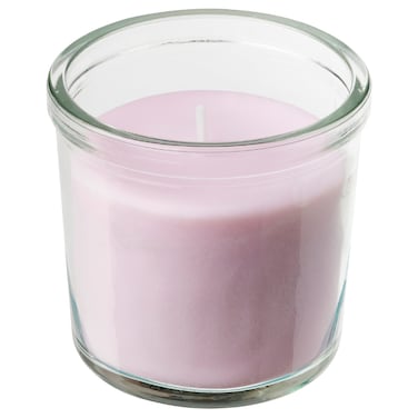 Scented Candle In Glass Scent Of Jasmine Pear Ginger And Lily Of The Valley Suitable 20Hr