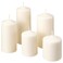 Unscented Block Candle Set Of 5 Natural