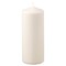 Unscented Pillar Candle Natural 19cm