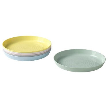 Plate Can Be Stacked To Save Space When Stored Colourful Impact Resistant