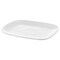 Plate Made Of Durable Feldspar Porcelain White 31X26cm