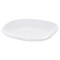 Plate Made Of Feldspar Porcelain White 25X25cm