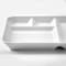 Plate With Compartments White 31X19cm