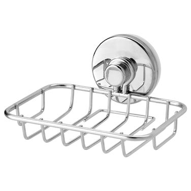 Soap Dish With Suction Cup Zinc Plated