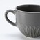 Mug Stoneware Water Away That May Otherwise Accumulate Grey 36cl