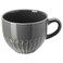 Mug Stoneware Water Away That May Otherwise Accumulate Grey 36cl