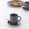 Espresso Cup And Saucer Dark Grey 9cl