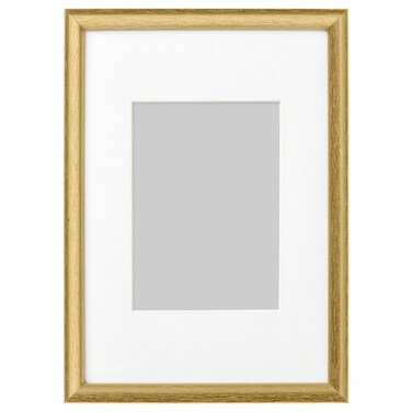 Frame Easily Hang The Frame Without Nails Or Screws Gold-Colour 21X30cm
