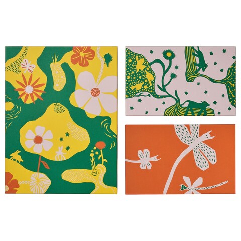 Picture Set Of 3 Colourful Adventures