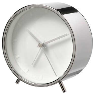 Alarmclock Silver-Colour 11cm