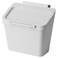 Waste Bin For Cabinet With Door Light Grey