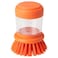 Dish-Washing Brush With Dispenser Little Space And Makes Washing Up A Pure Joy