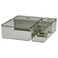 Box With Lid Set Of 5 Grey
