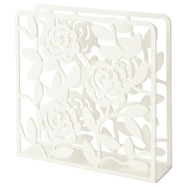 Napkin Holder White 16X16cm