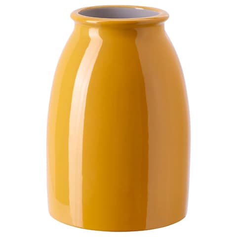 Vase Bright Generous And Steady Vase Yellow 21cm