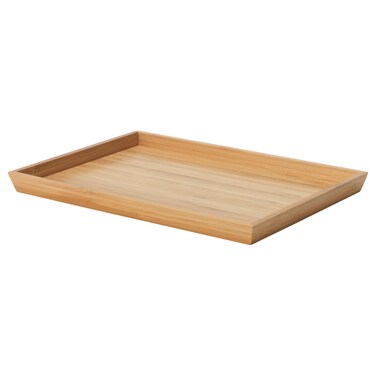 Tray Bamboo Easy Care And Hardwearing Natural Material 20X28cm