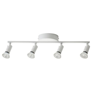 Ceiling Spotlight With 4 Spots White