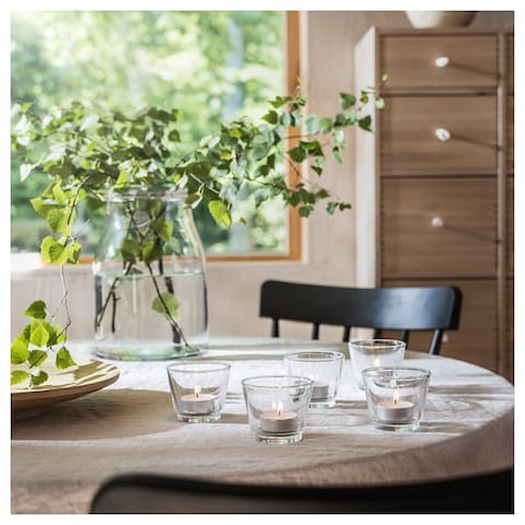 Scented Tealight Scandinavian Woods/White 3.5 Hr