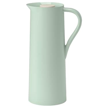 Vacuum Flask Keeps The Contents Warm/Cold For A Long Time Light Green/Beige 1 L
