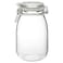 Jar With Lidclear Glass 1.8 L