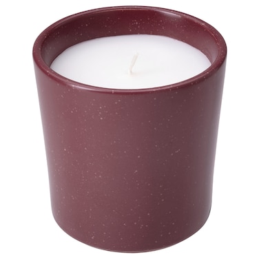 Scented Candle In Ceramic Jar Berries/Red 50 Hr