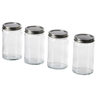 Spice Jarclear Glass/Stainless Steel 35cl