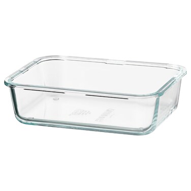 Food Container Made Of Oven Safe Glass 1.0L