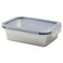Food Container With Lid Rectangular Stainless Steel/Plastic 1.0 L