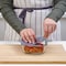 Food Container With Lid Square Glass/Silicone 600ml