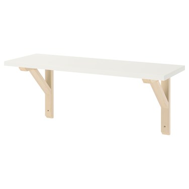 Wall Shelf White/Aspen 59X20cm