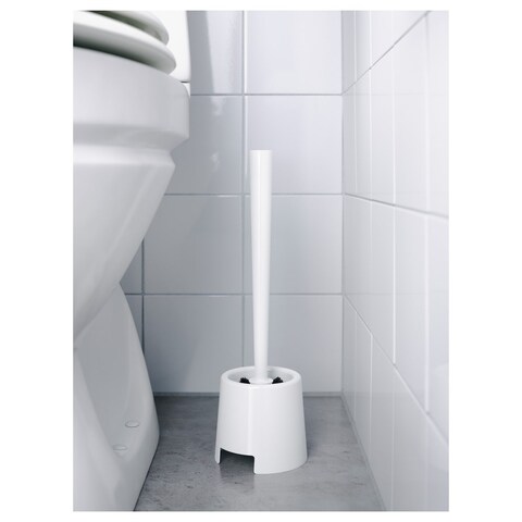 Toilet Brush/Holder The Plastic Is Hardwearing And Durable