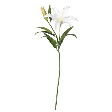 Artificial Flower Lily/White 85cm
