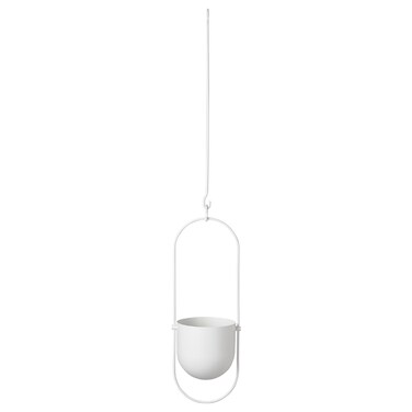 Hanging Planter In/Outdoor White 12cm