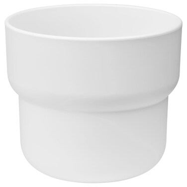 Plant Pot In/Outdoor White 12cm