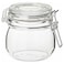 Jar With Lid Perfect For Storing Pickled Vegetables Preserved Berries 0.5L